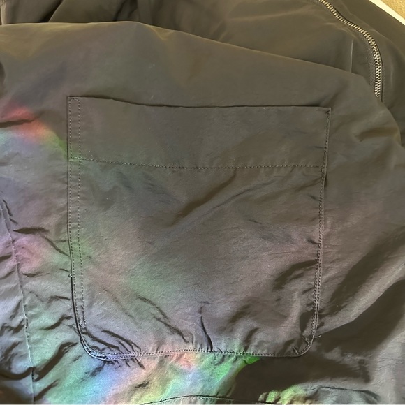 💕🍭SOLD🍭💕Urban Outfitters HEI HEI Black Windbreaker Jacket M/L - Picture 9 of 12